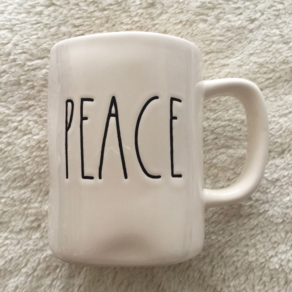 💗SOLD💗 Rae Dunn PEACE ceramic mug NWT NEW
